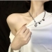 8 Chain Women Heart Pendant Necklace
