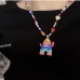 5  Fashion Contrast Color Cartoon Pattern Personality Necklace