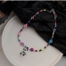 9  Fashion Contrast Color Cartoon Pattern Personality Necklace