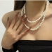 5  Fashion Retro Faux Pearl Tassels Necklace
