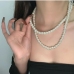 6  Fashion Retro Faux Pearl Tassels Necklace