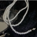8  Fashion Retro Faux Pearl Tassels Necklace