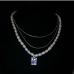 5  Fashion Rhinestone Faux Pearl Necklaces