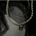 7  Fashion Rhinestone Faux Pearl Necklaces