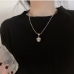 3 Heart Versatile Rhinestone Design Necklace For Women