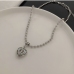 6 Heart Versatile Rhinestone Design Necklace For Women