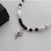 5 Hip Hop Pearl Stars Necklace