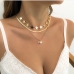5 Leisure Time Chain Star Hip Hop Women Necklace