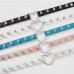 4 Punk Style Heart Rivet Decor Choker Necklace