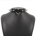 5 Punk Style Heart Rivet Decor Choker Necklace