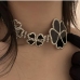 1 Rhinestone Flower New Choker Necklace