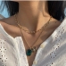 1Contrast Color Pendant Design Ladies Necklace