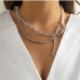 1Designer Faux Pearl Rhinestone  Ladies Necklace