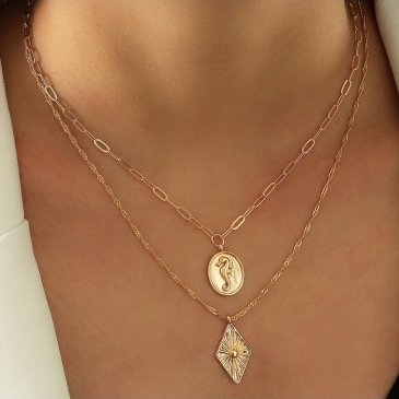 Easy Matching  Pendant  Ladies Necklace