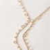 6Easy Matching Shiny Rhinestone Long Tassel Necklace