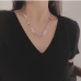 3Fashion Hollow Out Faux Pearl Nacklace