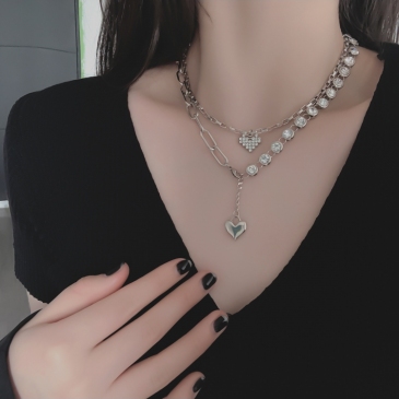 Fashion Hollow Out Pendant Chain Necklace