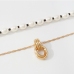 9Fashion Ladies Faux Pearl Layered Pendant Necklace
