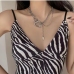 5Heart Design Chain Ladies Choker Necklace