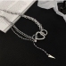 7Heart Design Chain Ladies Choker Necklace