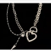8Heart Design Chain Ladies Choker Necklace