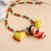 1Lovely Cartoon Character Heart Necklace