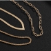 8Metal Chain Versatile Layered Necklace For Women