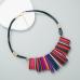 5National Style Patchwork Metal Necklaces