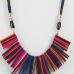 6National Style Patchwork Metal Necklaces