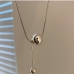 4New Design Solid Ball Pendant Necklaces For Women