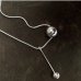 5New Design Solid Ball Pendant Necklaces For Women