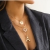5Retro Style Faux-Pearl Pendant Necklaces For Women