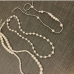 5Stylish Faux Pearl Three Piece Necklace Set