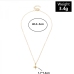 6Stylish Solid Star Women Pendant Necklace