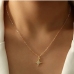 1Stylish Solid Star Women Pendant Necklace