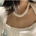 3Vintage Faux Pearl Solid Necklace Design