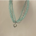 4Vintage Heart Pendant Chain Necklaces For Women