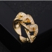 3Hip Hop Zircon Geometric Rings For Women