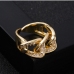 4Hip Hop Zircon Geometric Rings For Women