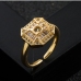 3Latest  Copper Zircon  Geometric Unisex Rings