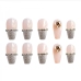 4Contrast Color Rhinestone Finger Nail Patch Stickers