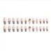 5Contrast Color Rhinestone Finger Nail Patch Stickers