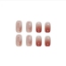 5Gradient Color Pink Womens False Nail Patches