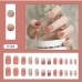 6Gradient Color Pink Womens False Nail Patches