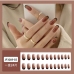 6Simple Fashion Removable Thin False Nail Patches
