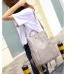 5 Fashion Pure Color Korean Style Backpacks