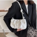 1 Faux Pearl Chain Flower Pattern Handbags