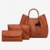 13Casual Travel 3 Piece Handbag Sets For Women