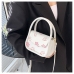 6Casual White Printed Shoulder Bag Handbags For Women