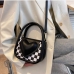 9Color Blocking Heart Shoulder Bag Handbags For Women